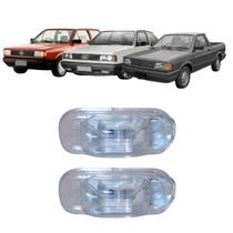 Par Lanterna De Placa Vw Gol Parati Voyage Kombi Santana Saveiro