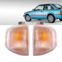 Par Lanterna Dianteira Ford Escort 1990 91 92 Cristal