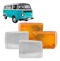 Par lanterna dianteira kombi clipper ambar / cristal