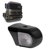 Par lanterna dianteira mercedes benz caminhoes (delimitadora de cabine) plastica cristal corpo preto