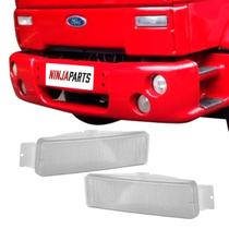 Par Lanterna Dianteira Pisca Cristal Ford Cargo 1215 G1 G3