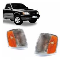 Par Lanterna Dianteira S10 Blazer 95 96 97 98 99 00 Acrílico - Shelter Auto Parts