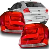 Par Lanterna Farol de Freio VW Gol Ano 2016 a 2023 Farol MSI Total Flex 1.0 12v MPI Trendline Manual Comfortline Last Edition 1.6 16V I-Motion