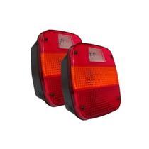 Par Lanterna Ford Vw Marmitão Led Âmbar Br 24V