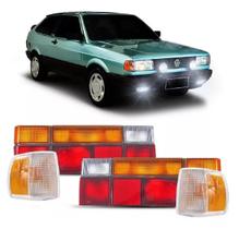 Par Lanterna Gol Quadrado Tricolor + Piscas 91 92 93 94 95 96 Par Lanterna Gol Quadrado Tricolor + Piscas 91 92 93 94 95 96