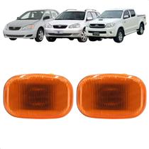 Par Lanterna Lateral Corolla Fielder Hilux Ambar Com Soquete 2003 Até 2011 Par Lanterna Lateral Corolla Fielder Hilux Ambar Com Soquete 2003 Até 2011