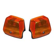 Par Lanterna Lateral Estribo Mb Atego Ambar Direcional Mbb