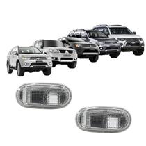 Par Lanterna Lateral Paralama Pisca Seta L200 Triton Pajero Tr4 Cristal 2007 A 2015