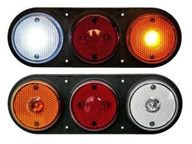 Par Lanterna Led Carreta Carretinha Reboque Barco Com Ré Par Lanterna Led Carreta Carretinha Reboque Barco Com Ré