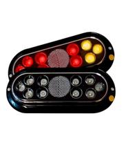 Par Lanterna Led Carretinha Reboque Barco Prova D'Água Par Lanterna Led Carretinha Reboque Barco Prova D'Água