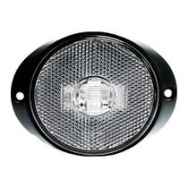 Par Lanterna Led Frontal/peito Carreta/bitrem 65mm Cristal