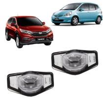 Par Lanterna Luz de Placa Honda Crv 2012 Até 2016 Fit 2004 Até 2014 Par Lanterna Luz de Placa Honda Crv 2012 Até 2016 Fit 2004 Até 2014