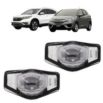 Par Lanterna Luz de Placa Honda Crv 2012 Até 2016 Fit 2004 Até 2014 Par Lanterna Luz de Placa Honda Crv 2012 Até 2016 Fit 2004 Até 2014