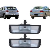 Par Lanterna Luz De Placa Vw Gol G5 Voyage 2009 10 11 12 13 14 2015 Com Soquete