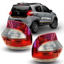 Par Lanterna luz freio Traseira Fiat Mobi ano 2016 a 2025 Evo Flex 1.0 Like Manual Trekking Easy Drive Way Velocity Comfort dois lados Par Lanterna luz freio Traseira Fiat Mobi ano 2016 a 2025 Evo Flex 1.0 Like Manual Trekking Easy Drive Way Velocity Comfort dois lados