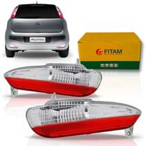 Par Lanterna Parachoque Fiat Punto 2012 2013 2014 Traseiro