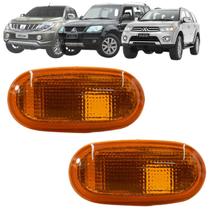 Par Lanterna Pisca Seta Lateral Para Lama L200 Triton Pajero Tr4 Pajero Dakar Sport Outdoor Âmbar Par Lanterna Pisca Seta Lateral Para Lama L200 Triton Pajero Tr4 Pajero Dakar Sport Outdoor Âmbar