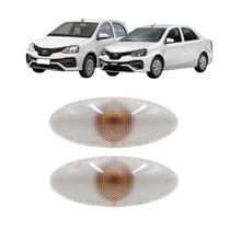 Par Lanterna Pisca Seta Lateral Paralama Toyota Etios Etios Sedan Com Soquete Par Lanterna Pisca Seta Lateral Paralama Toyota Etios Etios Sedan Com Soquete
