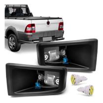 Par Lanterna Placa Strada 2008 Até 2020 Com Soquete + Led