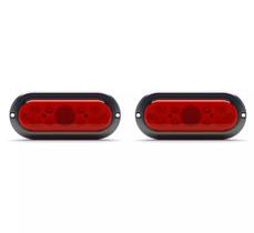 Par Lanterna Rubi Prova D' Água Led Carretinha Reboque Par Lanterna Rubi Prova D' Água Led Carretinha Reboque