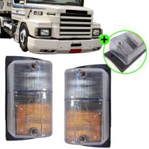 Par Lanterna Seta Pisca Compatível Scania 112 / 113 / 142 / 143 Cristal (394766 / 394767) Par Lanterna Seta Pisca Compatível Scania 112 / 113 / 142 / 143 Cristal (394766 / 394767)