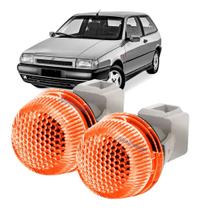 Par Lanterna Seta Pisca Lateral para Lama Tipo Ambar Laranja