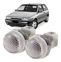 Par Lanterna Seta Pisca Lateral para Lama Tipo Cristal