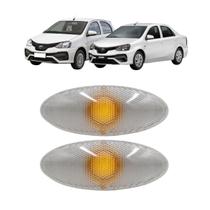 Par Lanterna Seta Pisca Lateral Toyota Etios e Etios Sedan Sem Soquete