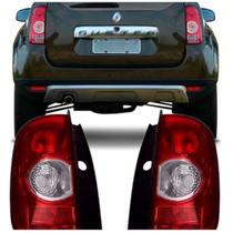 Par Lanterna Sinaleira Traseira Renault Duster Bicolor 2010 2011 2012 2013 2014