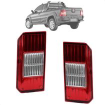 Par Lanterna Tampa Traseira Porta Mala Strada 2009 2010 2011 2012 2013 2014