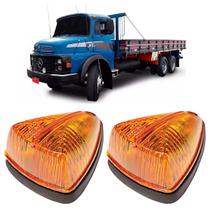 Par Lanterna Teto Caminhao MB 1113 1934 - Amarela Pradolux