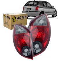 Par Lanterna Traseira Arteb Fume Celta 2006 A 2016 Kit2504