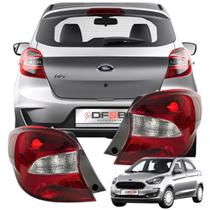 Par Lanterna Traseira Bicolor Ford Ka Hatch 2019 2020 2021 2022