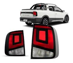 Par Lanterna Traseira Black Saveiro G9 2023 2024 2025 Par Lanterna Traseira Black Saveiro G9 2023 2024 2025