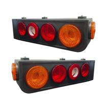 Par Lanterna Traseira Caminhão LED Bivolt Com Aba H3 Par Lanterna Traseira Caminhão LED Bivolt Com Aba H3