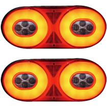 PAR Lanterna Traseira Caminhão Randon Novo Modelo LED 24V