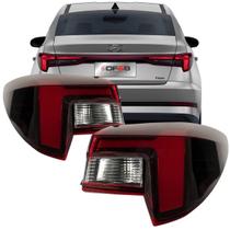 Par Lanterna Traseira Canto Com LED HB20 Sedan 2023 a 2025