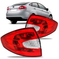 Par Lanterna Traseira Canto Fiesta Mexicano Sedan 11 a 13