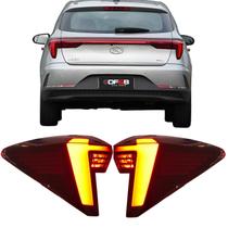 Par Lanterna Traseira Canto LED HB20 Hatch 2023 a 2025 Par Lanterna Traseira Canto LED HB20 Hatch 2023 a 2025