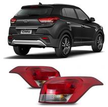 Par Lanterna Traseira Canto Sem Led Creta 2017 2018 2019