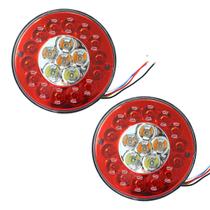 Par Lanterna Traseira Carreta Facchinni Led Bivolt Refil