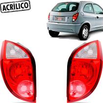 Par Lanterna Traseira Celta 06 A 16 Bicolor AcrÍLico Ld Le