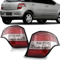 Par Lanterna Traseira Chevrolet Agile 2009 2010 2011 2012 2013 Bicolor