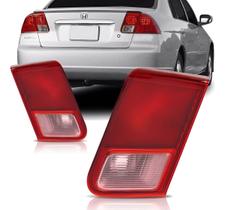 Par Lanterna Traseira Civic 2001 2002 2003 Mala Esquerdo E Direito Transparente Par Lanterna Traseira Civic 2001 2002 2003 Mala Esquerdo E Direito Transparente