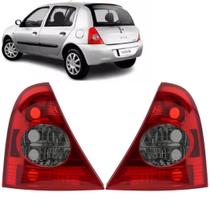 Par Lanterna Traseira Clio Hatch 2003 04 05 2006 A 2011 Fume