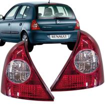 Par Lanterna Traseira Clio Hatch 2003 Até 2012 Bicolor Par Lanterna Traseira Clio Hatch 2003 Até 2012 Bicolor