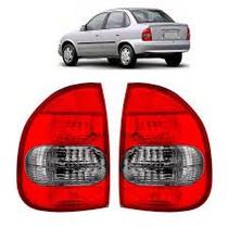 Par lanterna traseira corsa sedan 2000..bicolor fume Par lanterna traseira corsa sedan 2000..bicolor fume