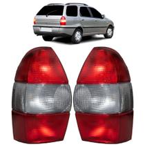 Par Lanterna Traseira Fiat Palio Weekend 1996/2000 Fumê