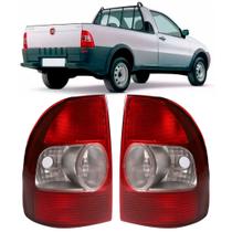 Par Lanterna Traseira Fiat Strada 2001 2002 2003 Bicolor Pickup Par Lanterna Traseira Fiat Strada 2001 2002 2003 Bicolor Pickup