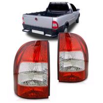 Par Lanterna Traseira Fiat Strada 2005 Até 2007 Bicolor Par Lanterna Traseira Fiat Strada 2005 Até 2007 Bicolor